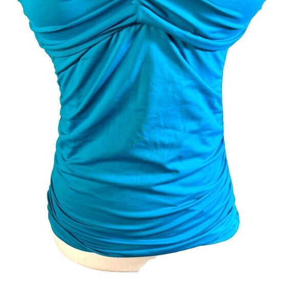 Anna Cole Twist Front Bandeaukini Swim Top - Picture 4 of 7